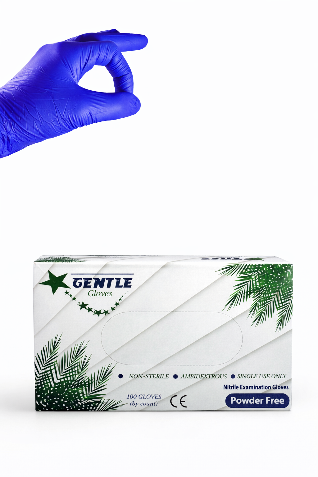 Gentle Nitrile Gloves – Powder Free (100 PCS)